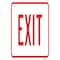 Signmission Exit, Heavy-Gauge Aluminum Rust Proof Parking Sign, 12" H, 18" L, A-1218-25201 A-1218-25201 - alternate 1